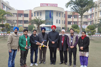 Quad Copter Designed by Electronics and Communication Engineering Students.