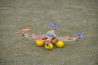 Quad Copter Designed by Electronics and Communication Engineering Students.