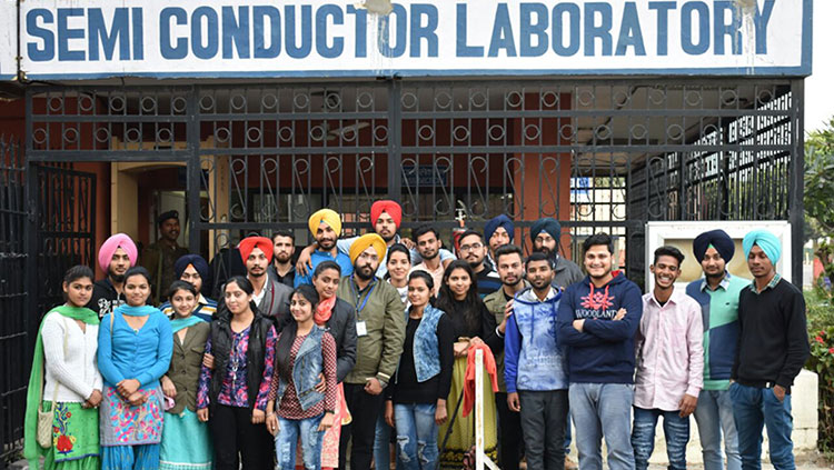 Industrial visit to Semiconductor Laboratory, Mohali