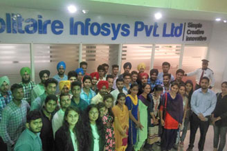 Industrial Visit to HCL and Solitaire Infosys Pvt Limited Mohali