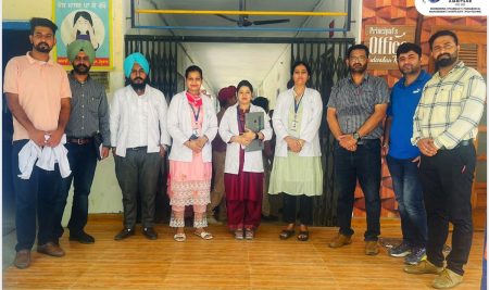 The Department of Pharmacy/ MLS conducted a seminar in   Govt. Sen.  Sec. School Jethuwal  Amritsar on 4th August 2022 on the topic of  Menstrual Hygiene and also organized a Free  Health checkup Camp .