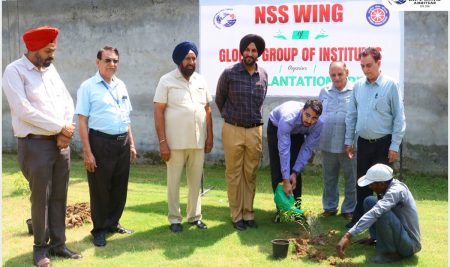 Global Group of Institutes, Amritsar organized a tree plantation drive on its campus on 8th August 2022.