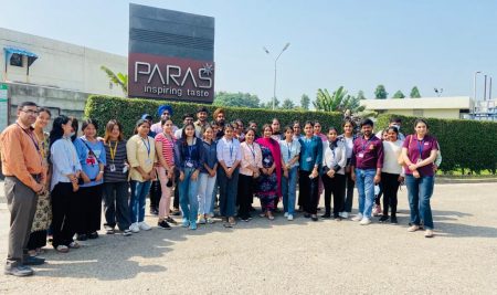 The Department of Management organized an industrial visit on 1st October 2022 for MBA-students to PARAS  SPICES  PVT. LIMITED
