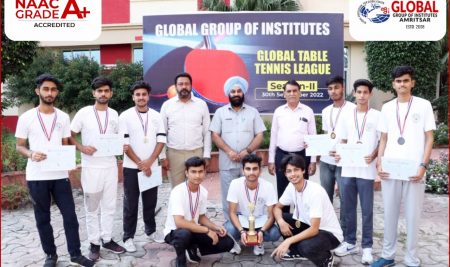Global Group of Institutes held Global Table Tennis League Season II 2022