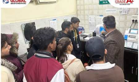 The Department of Medical Laboratory Science organized a visit to Laboratory at Shoor Multi Super Specialty Hospital, Khazana Gate, Amritsar on 22nd December 2022.