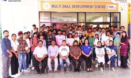 On April 12, 2023, the Department of Applied Sciences and Humanities organized an industrial visit to the Multi Skill Development Centre in Amritsar for the first-year B.Tech CSE/IT students.