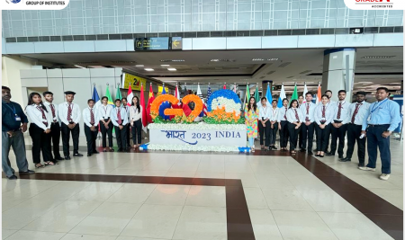 The Department of BTTM organized visit to Sri Guru Ram Dass Jee International Airport , Amritsar on  17th April 2023 for students of Bachelor of Tourism and Travel Management (BTTM).