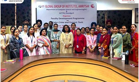 A five day Faculty Development Program (FDP) on “Cyber Crime and Forensic Tools” began in the campus on 8th May,2023