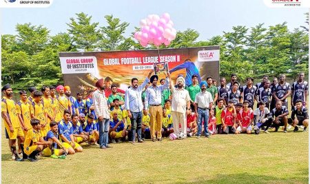 Global Football League Season-II 2023  began in the football grounds of the Global Group of Institutes on 8th September 2023.