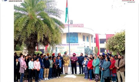 Global Group of Institutes celebrated 75th Republic Day at its campus on 26th of January 2024.